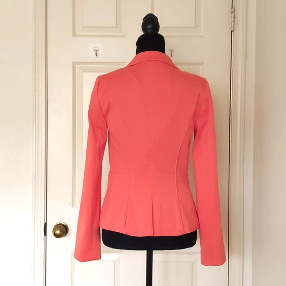 NWT. The Limited Rayon Blended Orange Blazer with lining and pockets. - Picture 2 of 5